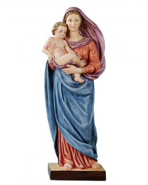 Statue of Madonna and Baby Jesus cm 60