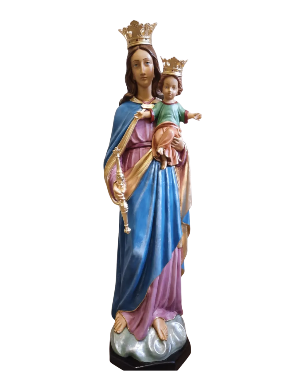 Statue of Our Lady of Help cm 178